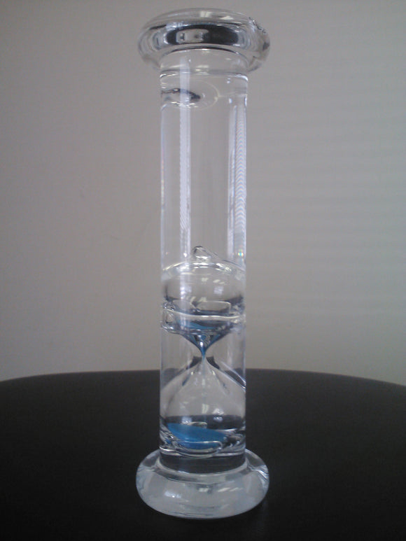 Glass Cylinder w/FloatingSandtimer #49
