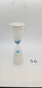 Floating Blue Sand Hourglass