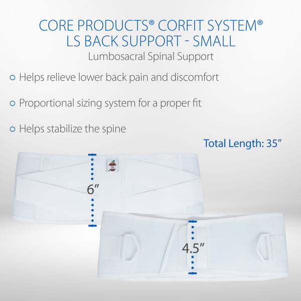 CORFIT LS BACK SUPPORT - SMALL