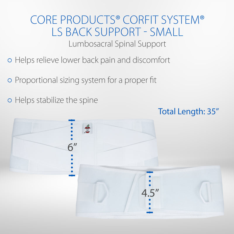 CORFIT LS BACK SUPPORT - SMALL