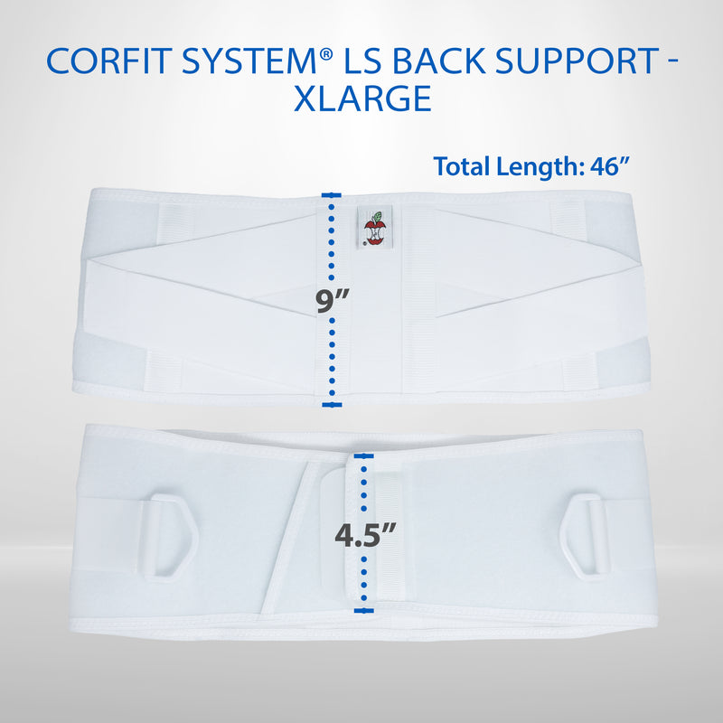 CORFIT LS BACK SUPPORT X-LARGE