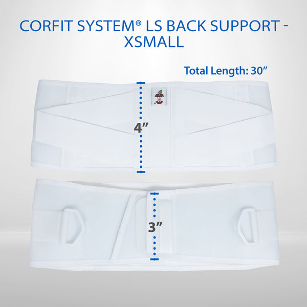 CORFIT LS BACK SUPPORT X-SMALL