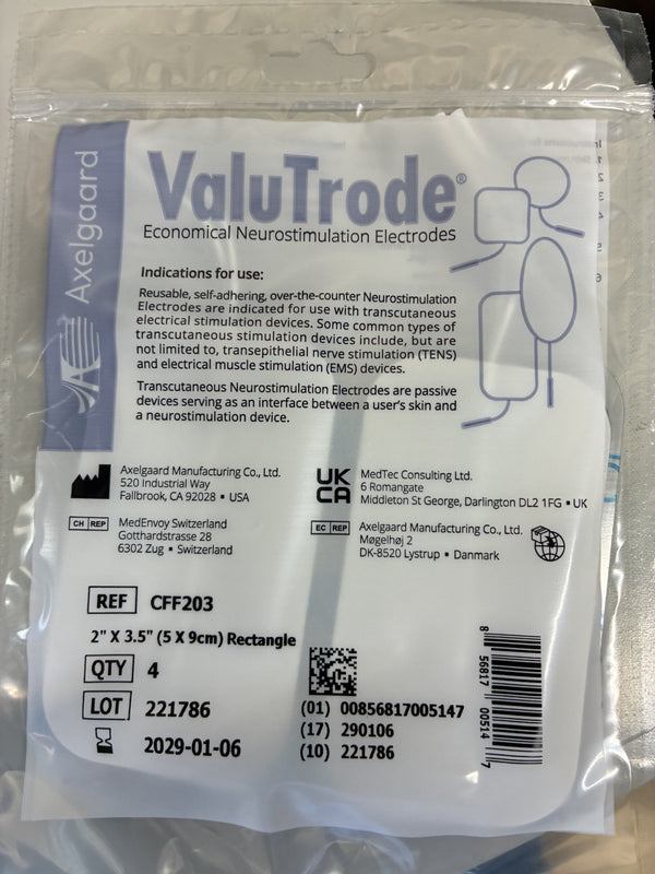 Axelgaard Valutrode® Electrodes 2.0