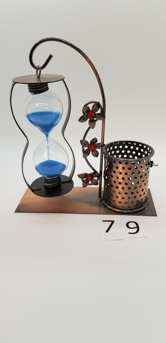 Sand Timer with Pen Caddy